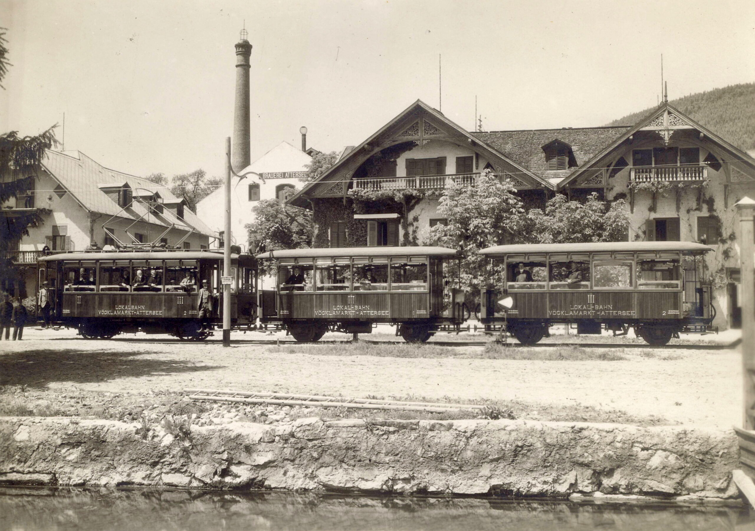 1912 Attersee Landungsplatz